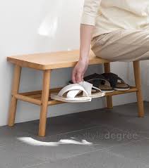 An entryway storage bench allows you to provide a clean environment for you to enjoy the moment you walk through the door. Scandinavian Shoe Bench Off 63
