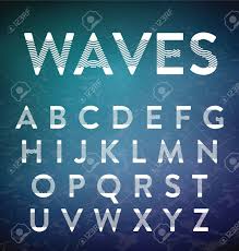 Choosing the best wallpaper can be a tricky endeavor. Typographic Alphabet Design Set Stylish Lettering With Wavy Lines Royalty Free Cliparts Vectors And Stock Illustration Image 64270913