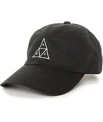 Huf Triangle Black Baseball Strapback Hat Zumiez Baseball Hats Strapback Hats Hats For Men