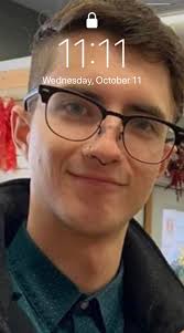 I'm making an egg sandwich and cut half to share with my angel husband.  After I put his sandwich down his computer turned