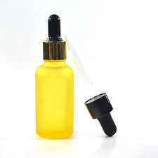 China Matte Frosted Yellow 30ml Glass Essential Oil Bottle With Dropper China Bottle And Essential Oil Bottle Price