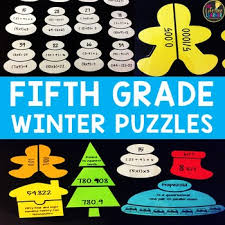 Cuemath's interactive math puzzles for kids in grade 5 consist of visual simulations that help a child develop reasoning skills and make them a logical thinker. Winter 5th Grade Math Puzzles By The Lifetime Learner Tpt