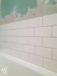 Installing glass subway tile process: Subway Tile Sheets Vs Individual Tiles Houseful Of Handmade