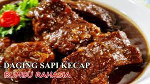 Setelah daging berubah warna, masukkan saus tiram, kecap, jahe, gula merah dan tambahkan air. Rahasia Resep Masakan Daging Sapi Kecap Dengan Bumbu Yang Enak Youtube