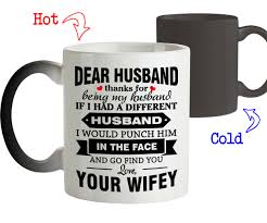 You will find the answer that you're looking for below. Magic Mug Gift For Husband Thanks For Being My Husband Funny Gift For Him Hhs Ebay