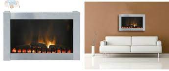 Clearance around electric fireplaces is integral to preserve safety. Home Depot Paramount Dresden Stainless Steel Wall Mount Electric Fireplace 199 Free Shipping Reg 299