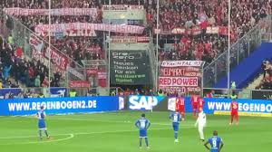 Bayern munich move 10 points clear at the top of the bundesliga with a comfortable victory over hoffenheim. Bayern Munich Game Stopped Over Anti Hoffenheim Crowd Banner 29 02 2020 Youtube