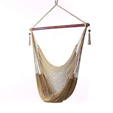 Hammock accessories talon xl hammock tree straps; Suesport Tan Xl Caribbean Hammock Chair Sky Chair Hammock Porch Swing Chair 40 Inch Wide Seated Premium Quality Buy Online In El Salvador At Elsalvador Desertcart Com Productid 21600224