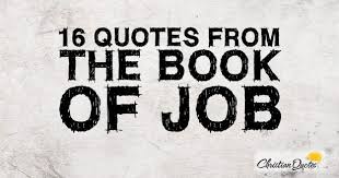 16 Quotes From The Book Of Job Famous Bible Scriptures Bible Quotes Job Book Of Job Job Inspirational Quotes