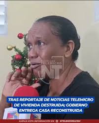 Luego de la difusión a través de Noticias Telemicro de una vivienda  destruida tras caerle un árbol y en donde la familia que habitaba la misma  solicitará una ayuda, hoy las autoridades