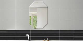 Focus on filling your space with contemporary pieces that reimagine traditional ideas, like the frameless octagon mirror. Octagon Wall Mirrors Buy Cheap Bathroom Octagon Frameless Wall Mirror