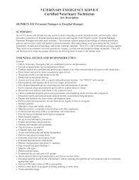We decided to list all veterinary assistant duties and responsibilities that he/she has to perform during one day. Veterinary Technician Resume Resume Skills Vet Tech Job Description Veterinary