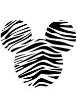 Zebra Mickey Dessin Mickey Silhouette Cameo Et Dessin Silhouette