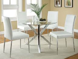Vance White Table 120760 Coaster Furniture Dining Room Sets In 2020 Modern Kitchen Tables Modern Dining Room Set Glass Dining Room Table