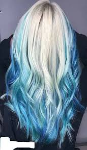 Hair, hairstyles, short hairstyles, short hair, hairstyle ideas, hair tips, pixie haircuts, pixie hair, growing out hair tips the brave pixie cut was a the blonde to white hair is easy to manage. Trendy White And Blue Hair Color Ideas Hairminia Blue Hair Blonde And Blue Hair Cool Hair Color