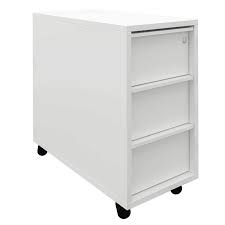 Rollcontainer Nova Extra Schmal 600 Mm Tief Weiss 3 Schubladen Mit Eleganter Metallgriffleiste Buroeinrichtung Kaufen Bei Weberburo Schliessfacher Schubladen Rollcontainer