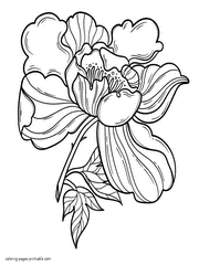There has been a large increase in color publications designed for people within the last 6 or 7 years. 130 Flower Coloring Pages For Adults Free