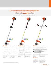 The stihl fs 100 rx in action with some slow motion and review. Stihl Product Catalog By Anthony Chartier Issuu