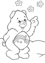 Free printable happy birthday coloring pages. Wish Bear Pointing At Stars In Care Bear Coloring Page Coloring Sun Bear Coloring Pages Coloring Pages Printable Coloring Pages