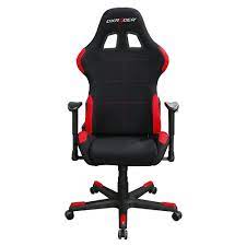 Dxracer pc gaming chair racing style office computer seat height adjustable recliner with ergonomic head pillow and lumbar support, formula series, standard, black & red. Dxracer Fd01 Formula Series Gaming Chair Red Ohfd01nr Ca Staples Ca