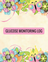 Glucose Monitoring Log Diabetes Log Book With Glucose Level