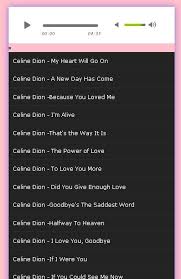 Near, far, wherever you are i believe that the heart does go on once more, you open the door and you're here in my heart and my heart will go on and on. Celine Dion Musicas Para Android Apk Baixar
