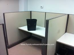 Used Office Cubicle Assembled In Washington Dc By Furniture Assembly Experts Llc Furniture Assembly Nyc Furniture Office Cubicle
