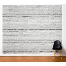 Les papiers peints intissés sont posés au mur avec de la colle pour papier peint intissé. Adzif Papier Peint Adhesif Briques 10 X 8 Gris Blanc Fr032 E Ajv5 Rona