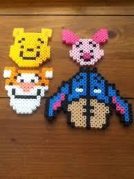 Diy winnie the pooh bear, eeyore, tigger 3d perler bead pattern tutorial nekonekoya. Winnie The Pooh Perler Bead Magnet Set Perler Bead Disney Perler Bead Art Hama Beads Patterns