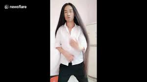 Chin hair can grow at any age, but most women notice growth increasing with age since hormonal balances shift as we get older. Chinese Man Uses Own Hair As Rope Swing Video Dailymotion