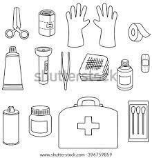 Sketch First Aid Box Drawing The Guide Ways Stethoscope with first aid kit sketch royalty free cliparts. sketch first aid box drawing the