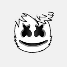 Marshmello svg,dj marshmello, face, silhouette, clipart, vector. Marshmello Face Png