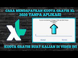 Yang menjadi permasalahan di sini adalah mahalnya kuota internet yang. Cara Mendapatkan Kuota Gratis Xl 2020 Tanpa Aplikasi Youtube
