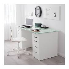Glasholm Alex Tisch Glas Wabenmuster Weiss 148x73 Cm Jetzt Kaufen Ikea Deutschland Bedroom Design Diy Bedroom Office Space Classy Bedroom