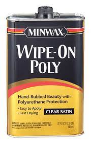 2 cans varathane 32 oz polyurethane 266245 satin interior ultra fast dry time. Minwax Indoor Clear Satin Wipe On Polyurethane 1 Qt Vshe1092899 60910