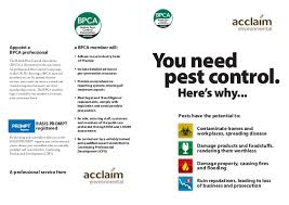Monitor pest control is a pest control company operating in east sussex and are members of the british pest control association. Acclaim Pest Control Leicester Kettering Northampton