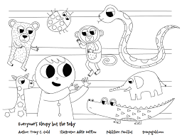 Flowers are so cheery that i want to brighten your day too! Print At Home Coloring Pages For Everyone S Sleepy But The Baby Tracy C Gold