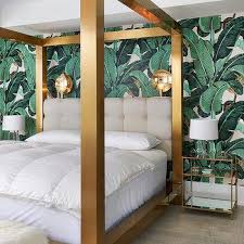 Bring sophisticated style and inviting comfort to any bedroom with this upholstered platform bed. Thick Canopy Gold Frame Design Ideas