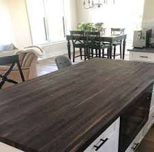 What is the best finish for butcher block countertops? Butcher Block Countertop Edge Grain Tooill Cabinets