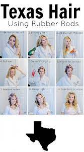 Tutorial On How To Use Rubber Rods To Curl Hair Doesn T Require Sleeping In Them Curl Hair Overnight Hair Rods Texas Hair