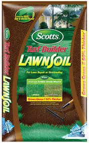 Most of the topsoil mixtures have some sand component in them. Scotts Turf Builder Lawnsoil Soil Scotts