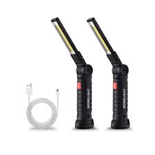 Led Work Light Threej Cob Rechargeable Work Lights With Magnetic Base 360 Rotate And 5 Modes Brig Rechargeable Work Light Bright Led Flashlight Led Work Light