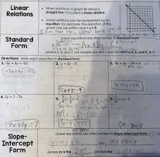In this form only (when your equation is written as y =.) the coefficient of x is the slope and the constant is the y intercept. Convert A Linear Equation In Standard Form To Slope Intercept Solver Tessshebaylo