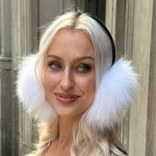 Beautiful Arctic Fox Earmuffs