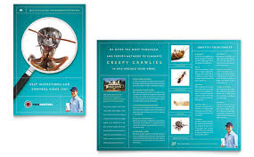 Our company is locally owned and operated and dedicated to serving customers in the communities in which we live and work. Pest Control Services Brochure Template Design