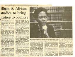Anyone of these newspapers that interest you, you can. The Michael Tigar Archive Article About A South African Comrade Mojanku Gumbi
