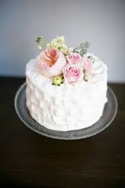 Simple Small Wedding Cake Textured Buttercream Fresh Garden Flowers Lovely Wedding Cake Fresh Flowers Simple Wedding Cake Fresh Flower Cake