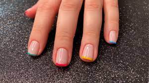 Veja mais ideias sobre unhas, unhas francesinhas coloridas, unhas coloridas. Como Fazer Francesinha Colorida Manicures Youtube