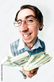 Rich man Stock Photo