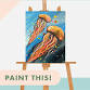 Artvana Paint & Sip Class at Bertoglios Pizza